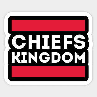 Chiefs Kingdom Fan T-Shirt Sticker